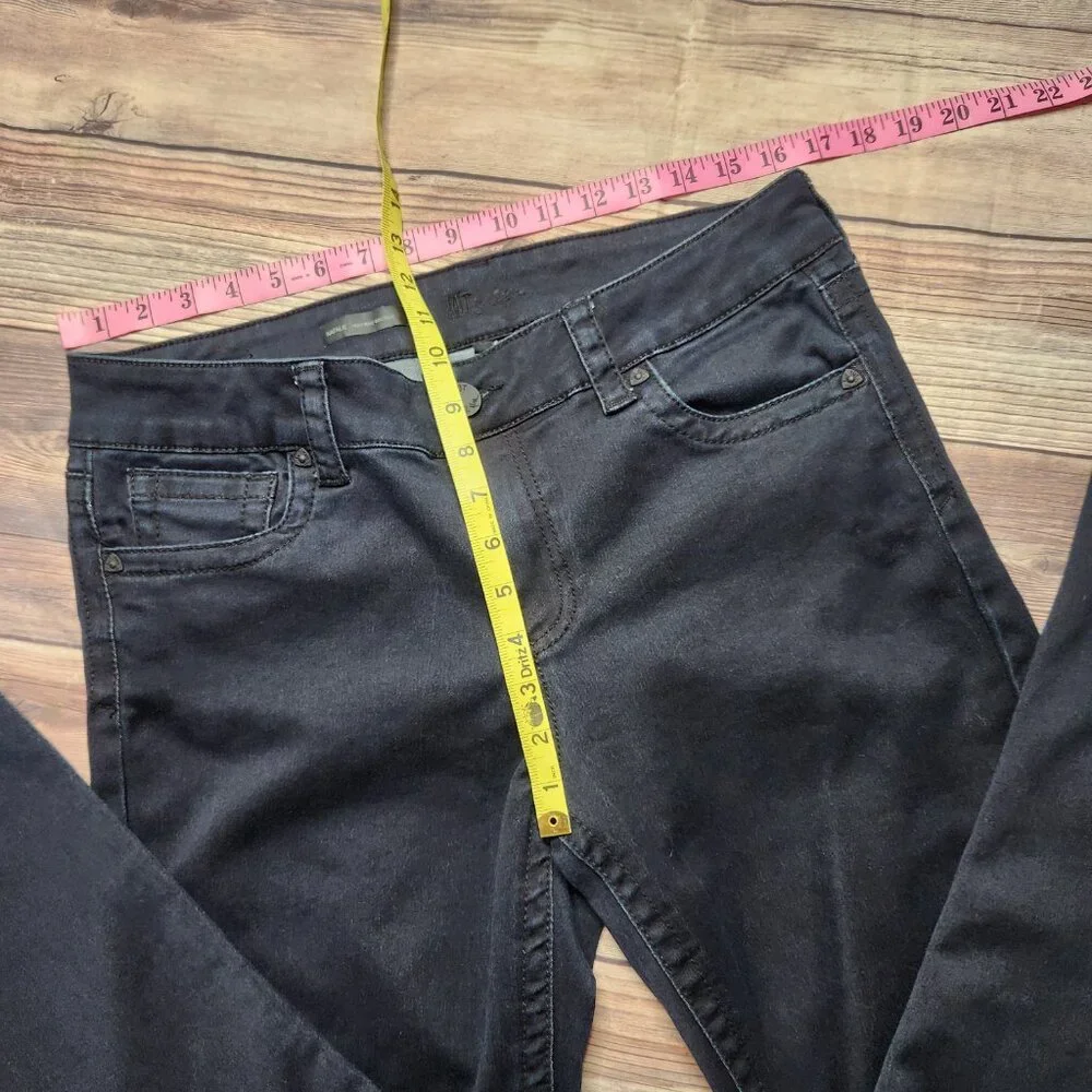 Kut From The Kloth Dark Blue Natalie High Rise Bootcut Denim Jeans - Picture 6 of 11